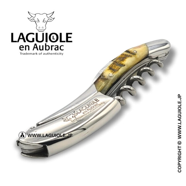 ラギオール ソムリエナイフ、ラムホーンハンドル | LAGUIOLE.JP