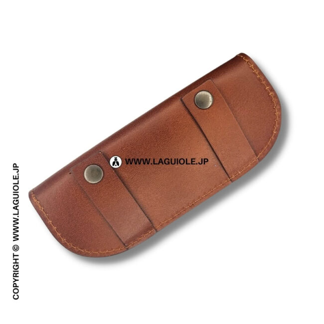 ブラウンレザーベルトシース