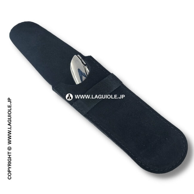 ブラックヌバックレザーシース