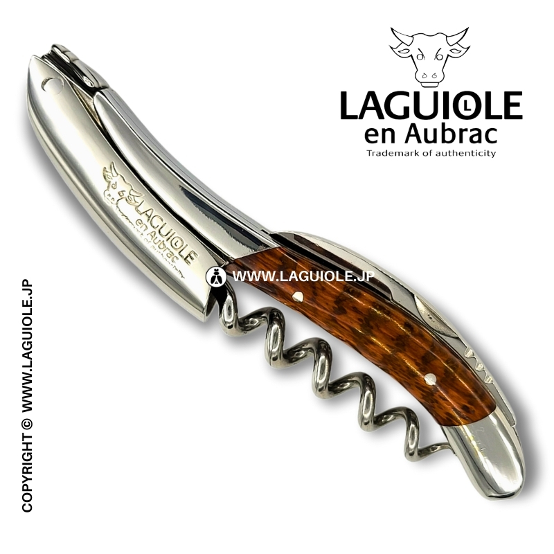 ラギオール ソムリエナイフ、スネークウッドハンドル | LAGUIOLE.JP