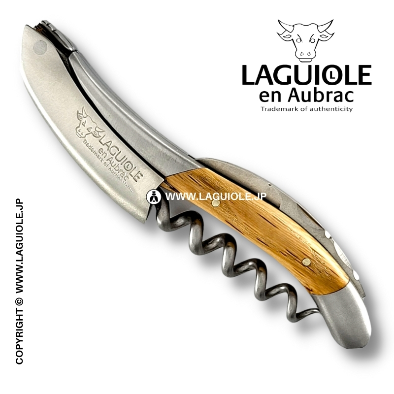 ラギオール ソムリエナイフ、フレンチオークウッドハンドル | LAGUIOLE.JP 