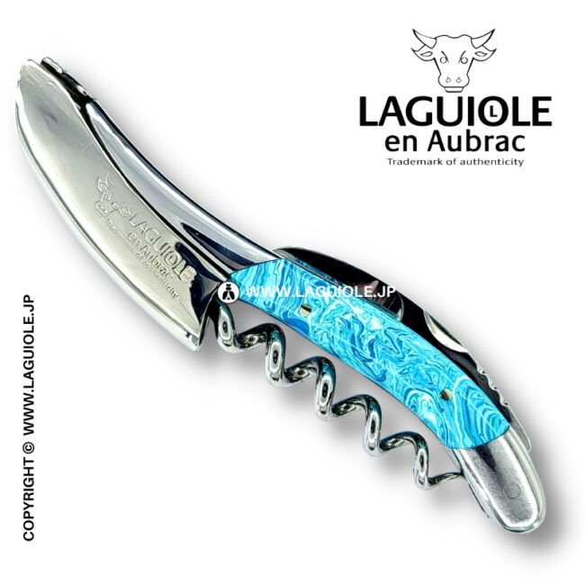 ラギオール ソムリエナイフ、ラリマーストーンハンドル | LAGUIOLE.JP 