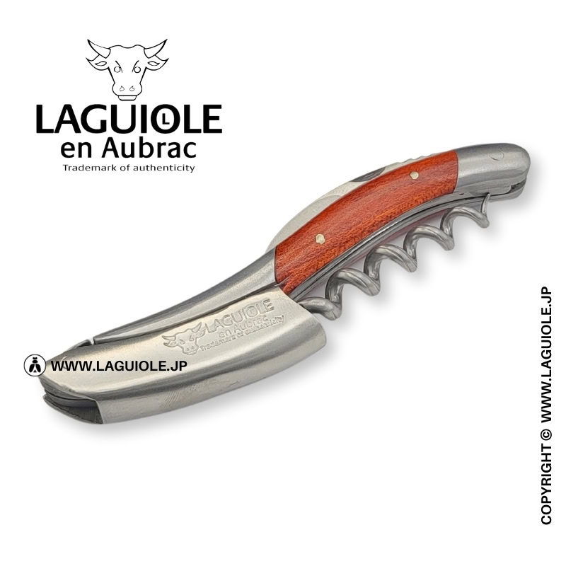 ラギオール ソムリエナイフ、レッドウッドハンドル | LAGUIOLE.JP
