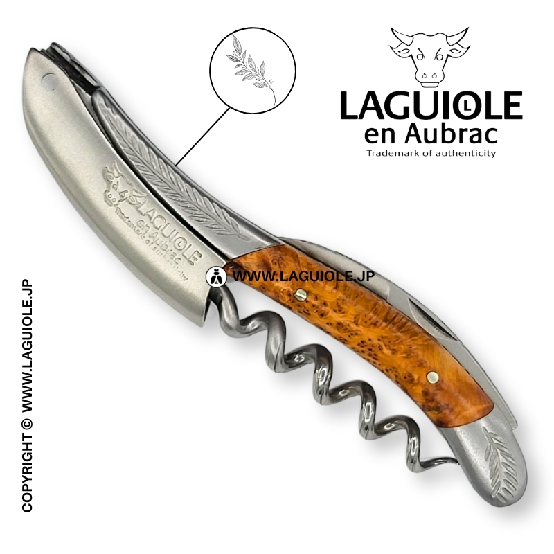 LAGUIOLE ラギオール ソムリエナイフ ウッド 赤 ケース付 新品 
