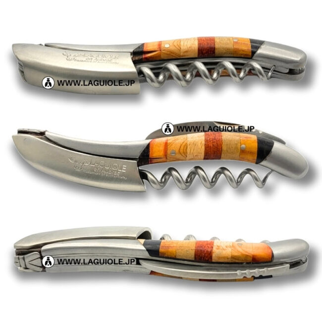 ラギオール ソムリエナイフ、ウッドストック マーケトリーハンドル