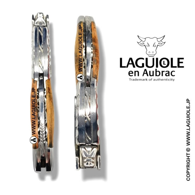 ラギオール ソムリエナイフ、ジュニパーウッドハンドル、ツイストエディション