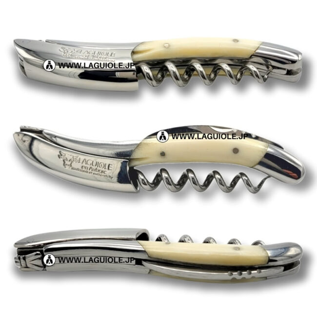 ラギオール ソムリエナイフ、ビーフボーンハンドル