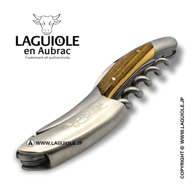 ラギオール ソムリエナイフ、ピスタチオウッドハンドル