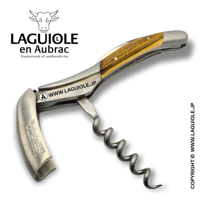 ラギオール ソムリエナイフ、ピスタチオウッドハンドル