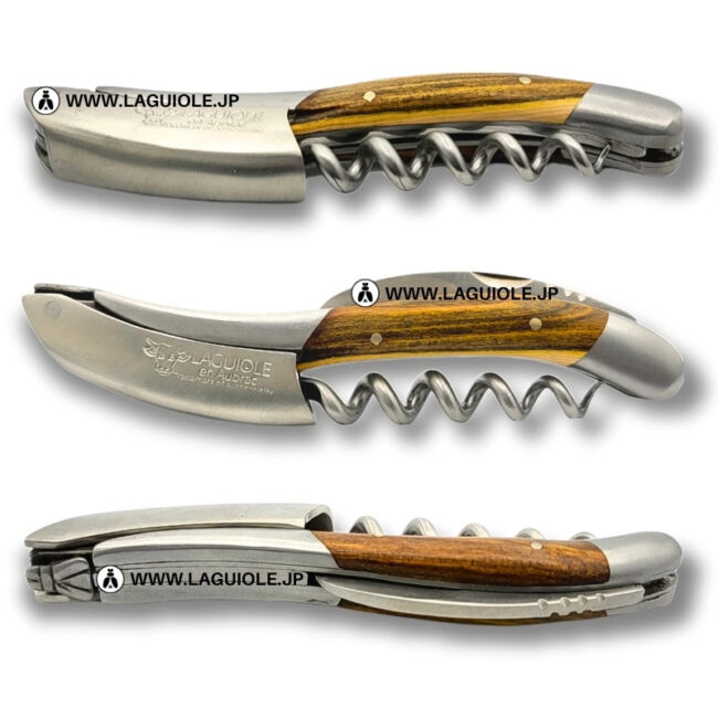 ラギオール ソムリエナイフ、ピスタチオウッドハンドル