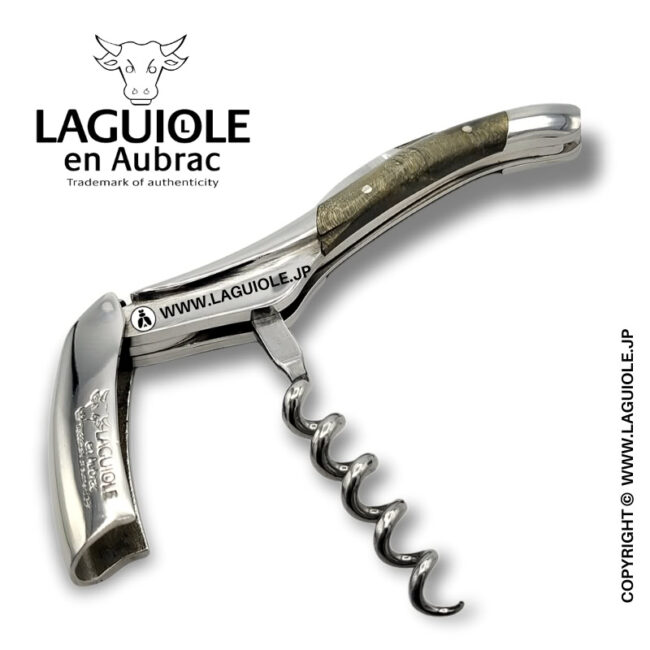 ラギオール ソムリエナイフ、ブラックポプラバールハンドル | LAGUIOLE.JP