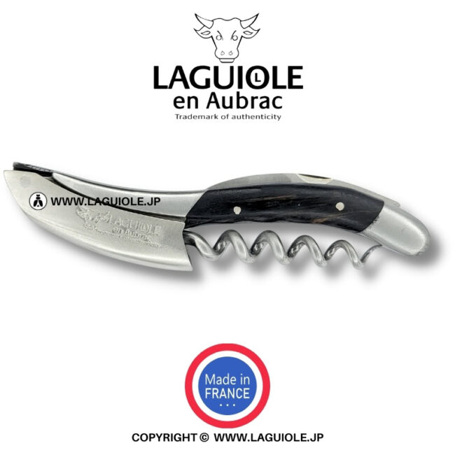 ラギオール　ソムリエナイフ　新品　黒 ラギオール ソムリエナイフ、プレステージビーとエボニーウッド