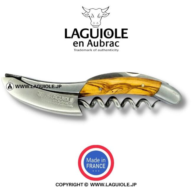 ラギオール ソムリエナイフ、プレステージビーとオリーブウッド