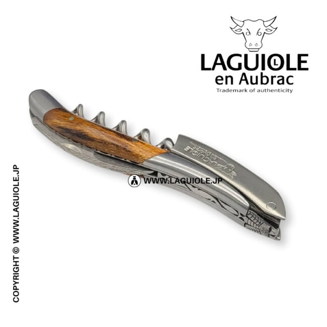 ラギオール ソムリエナイフ、プレステージビーとブドウの樹木ハンドル