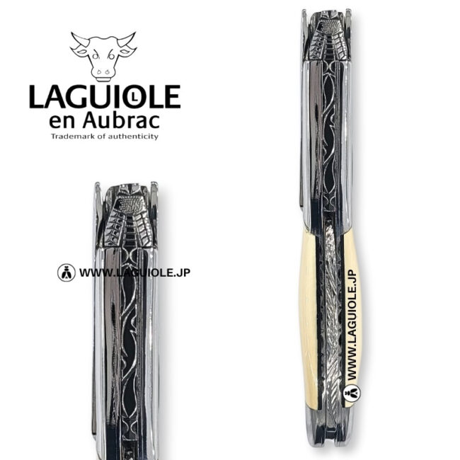 ラギオール ソムリエナイフ、プレステージビーとマンモスアイボリーハンドル