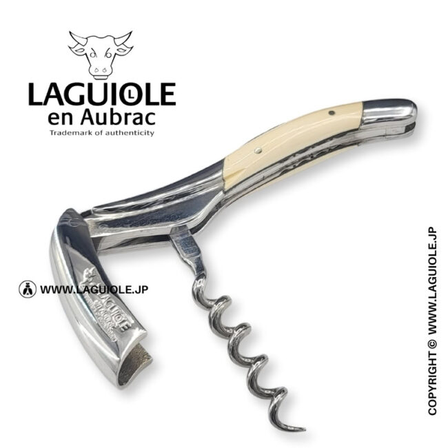 ラギオール ソムリエナイフ、プレステージビーとマンモスアイボリーハンドル