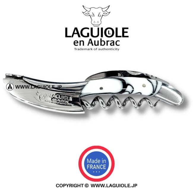 ラギオール ソムリエナイフ、ホワイトアクリルハンドル | LAGUIOLE.JP