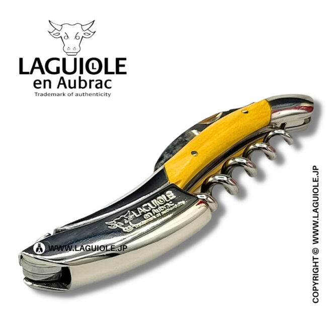 ラギオール ソムリエナイフ、ボックスウッドハンドル