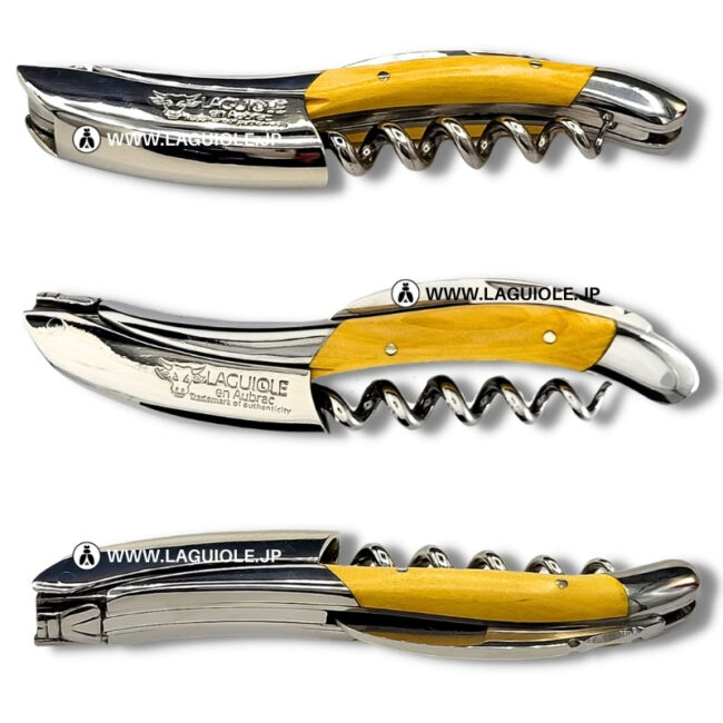 ラギオール ソムリエナイフ、ボックスウッドハンドル