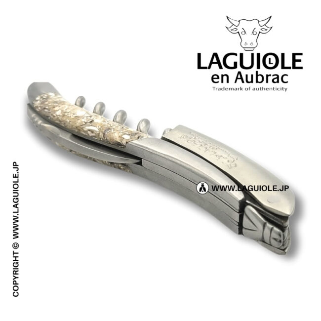 ラギオール ソムリエナイフ、リサイクルオイスターシェルハンドル