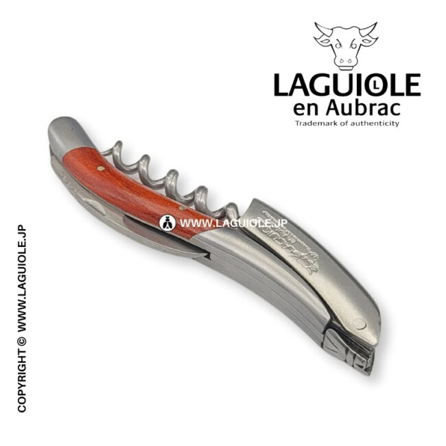 ラギオール ソムリエナイフ、レッドウッドハンドル